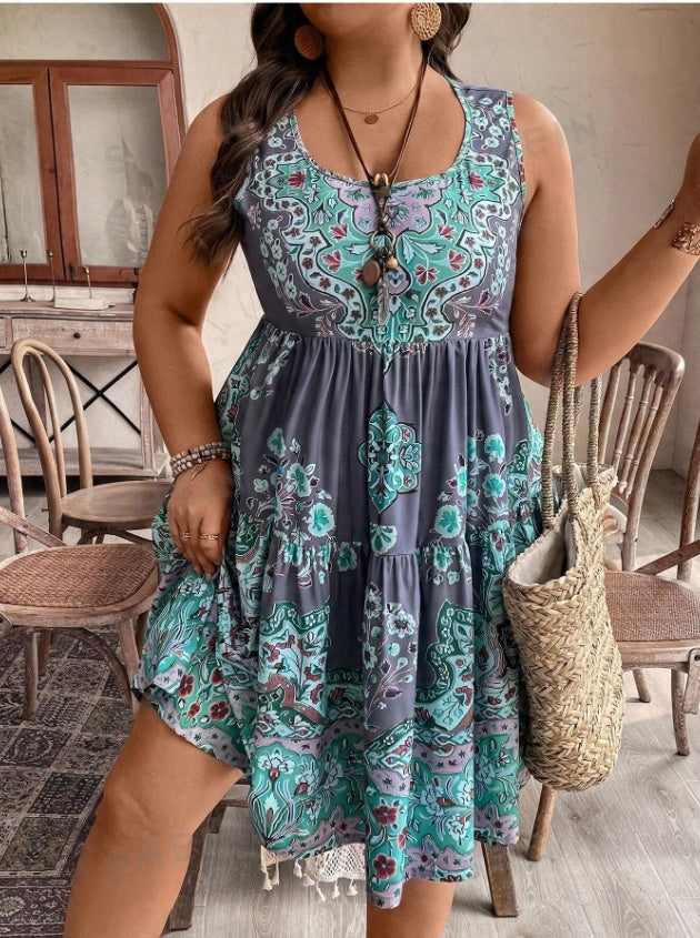 فستان نسائي قصير حتى الركبة من شي إن