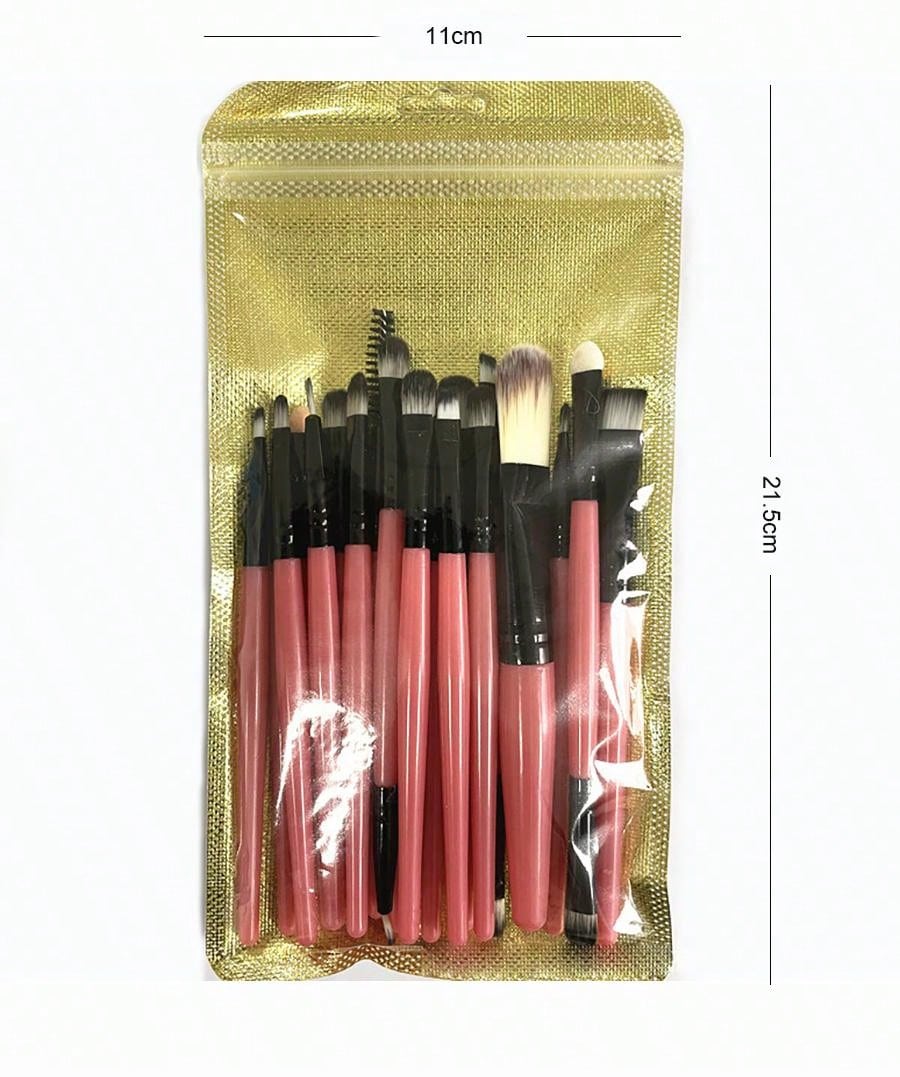 مجموعة فرش مكياج احترافية (20 قطعة)