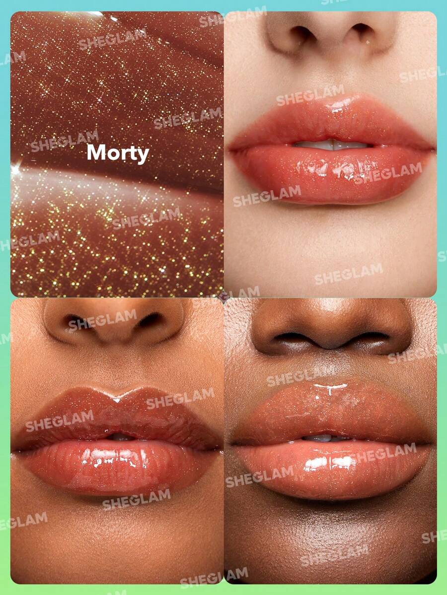 Rick and Morty X SHEGLAM Family Counseling Lip Gloss-Morty Moisturizing Shimmer Brown
