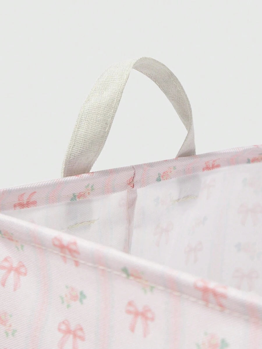 ROMWE Kawaii One Storage Basket With Floral