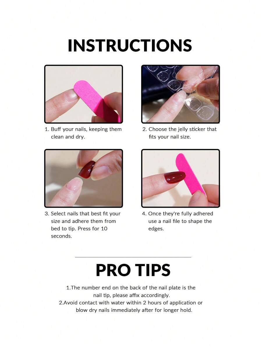 24pcs Medium Size Coffin Shaped False Nails With Peach Ombre Gradient Design, Includes 1pc Jelly Gel And 1pc Nail File