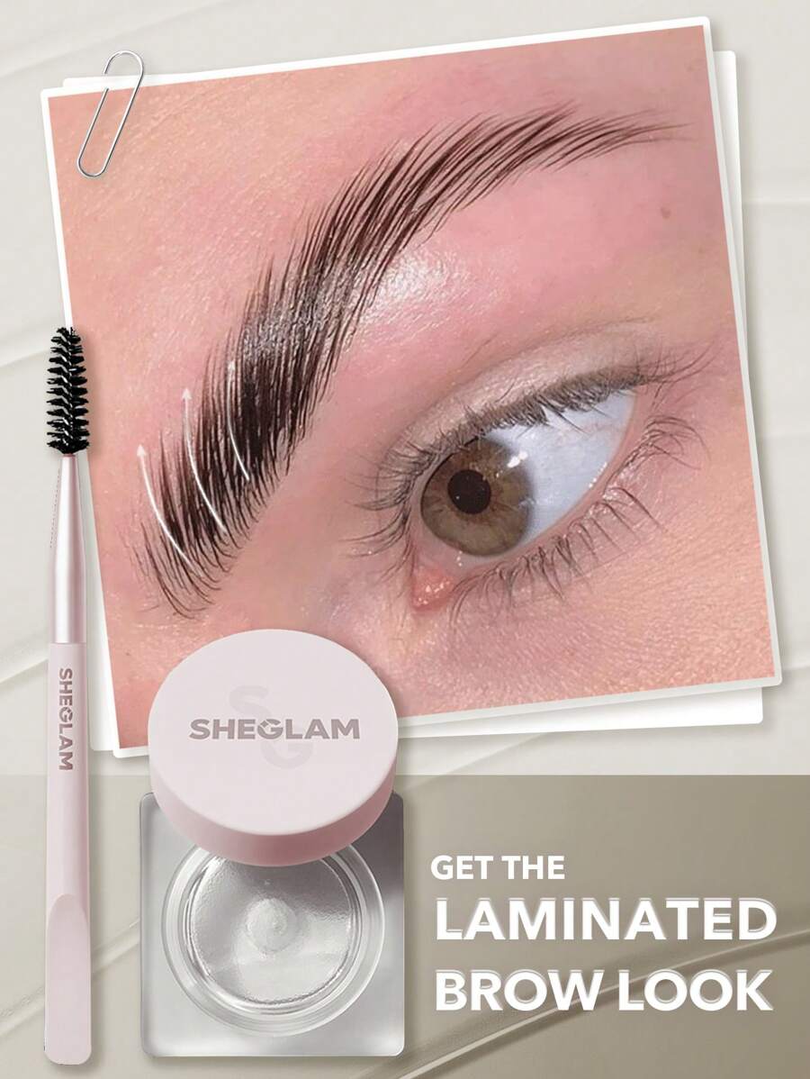 SHEGLAM Set Me Up Brow Hold-Crystal Clear Waterproof Eyebrow Gel