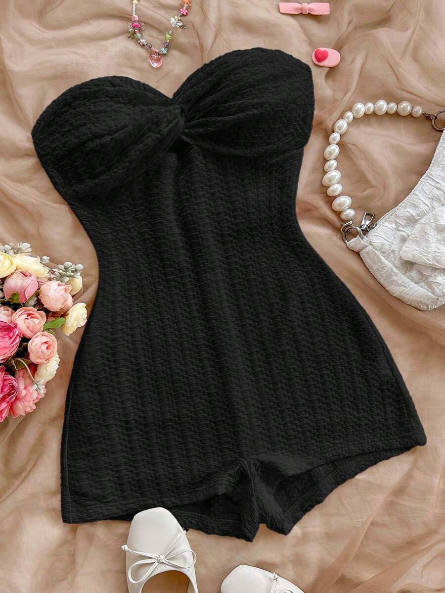 جمبسوت نسائي من Soleia – بلون ساده