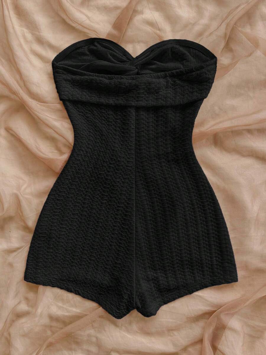 جمبسوت نسائي من Soleia – بلون ساده