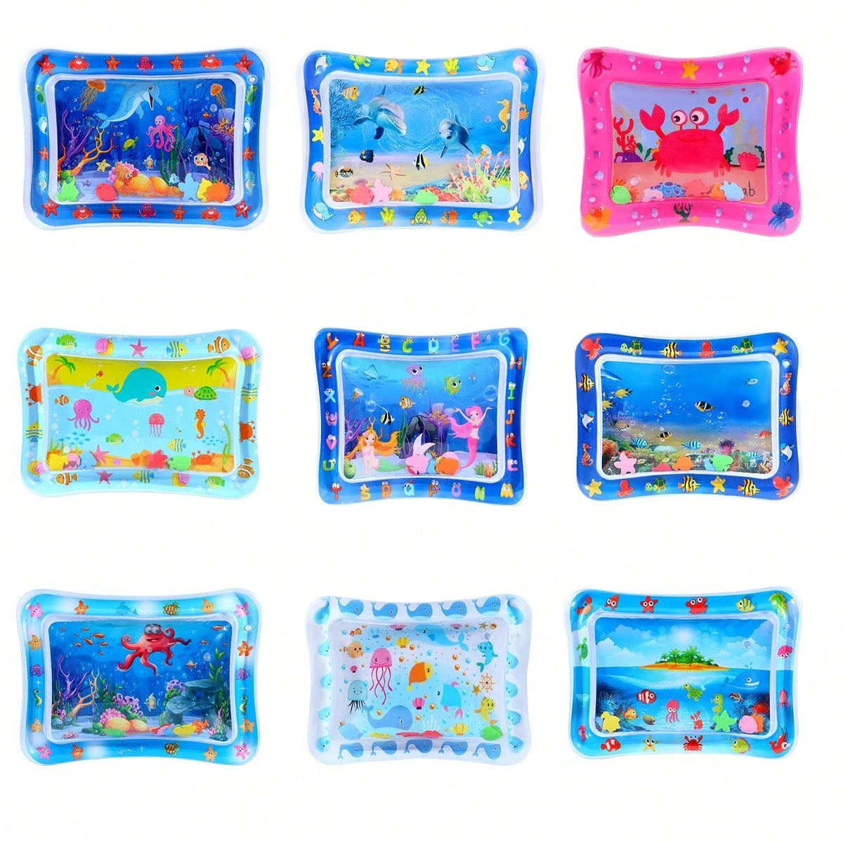 1pc Baby Water Mat Crawling Training Pad Inflatable Water Mat for Kids