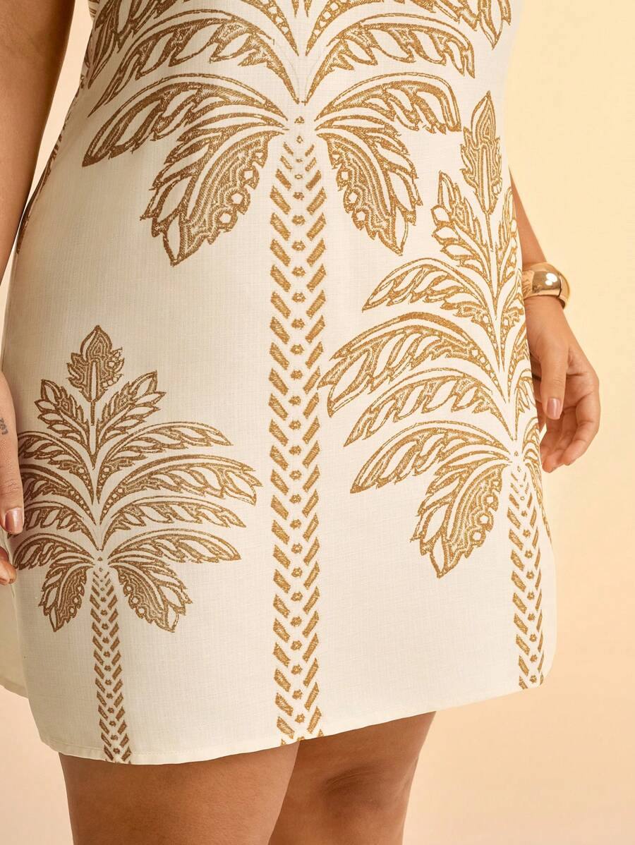 فستان صيفي كاجول – بطبعة عصرية أنثوية