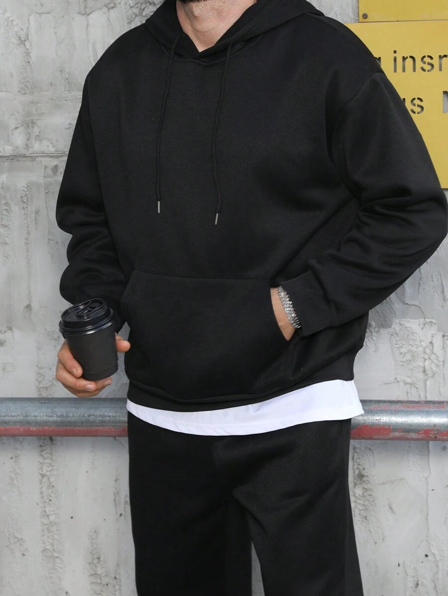 هودي كاجوال رجالي  ورباط من مانفينتي كاجوال Shein