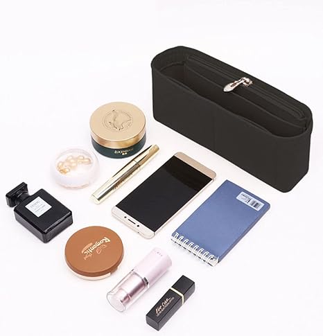 منظم داخلي من اللباد باللون الأسود لحقيبة فندي باغيت كاي