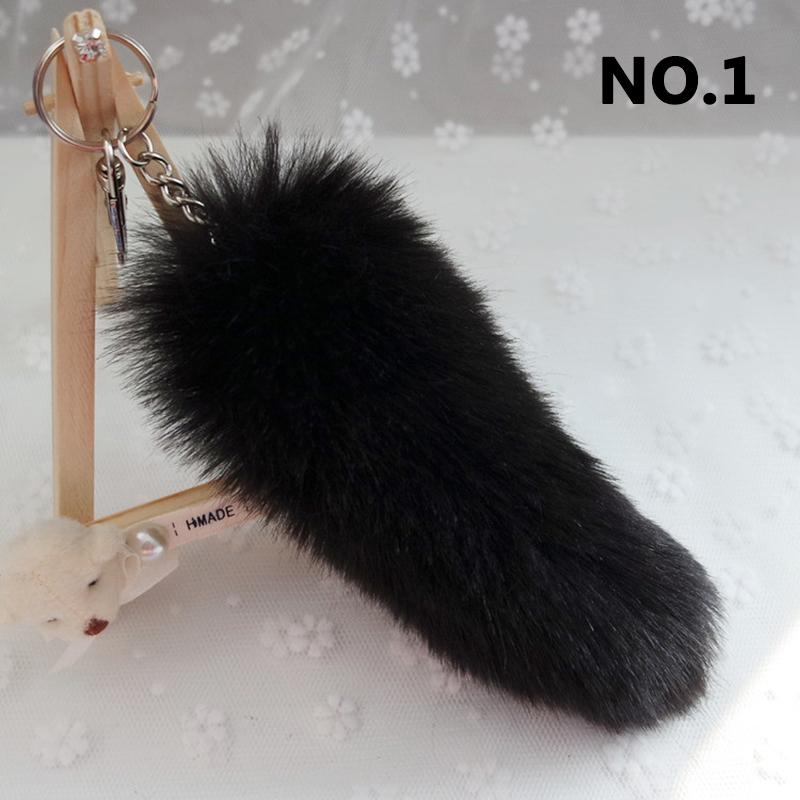 1 قطعه حلقه سلسله علي شكل ديل ثعلب Shein