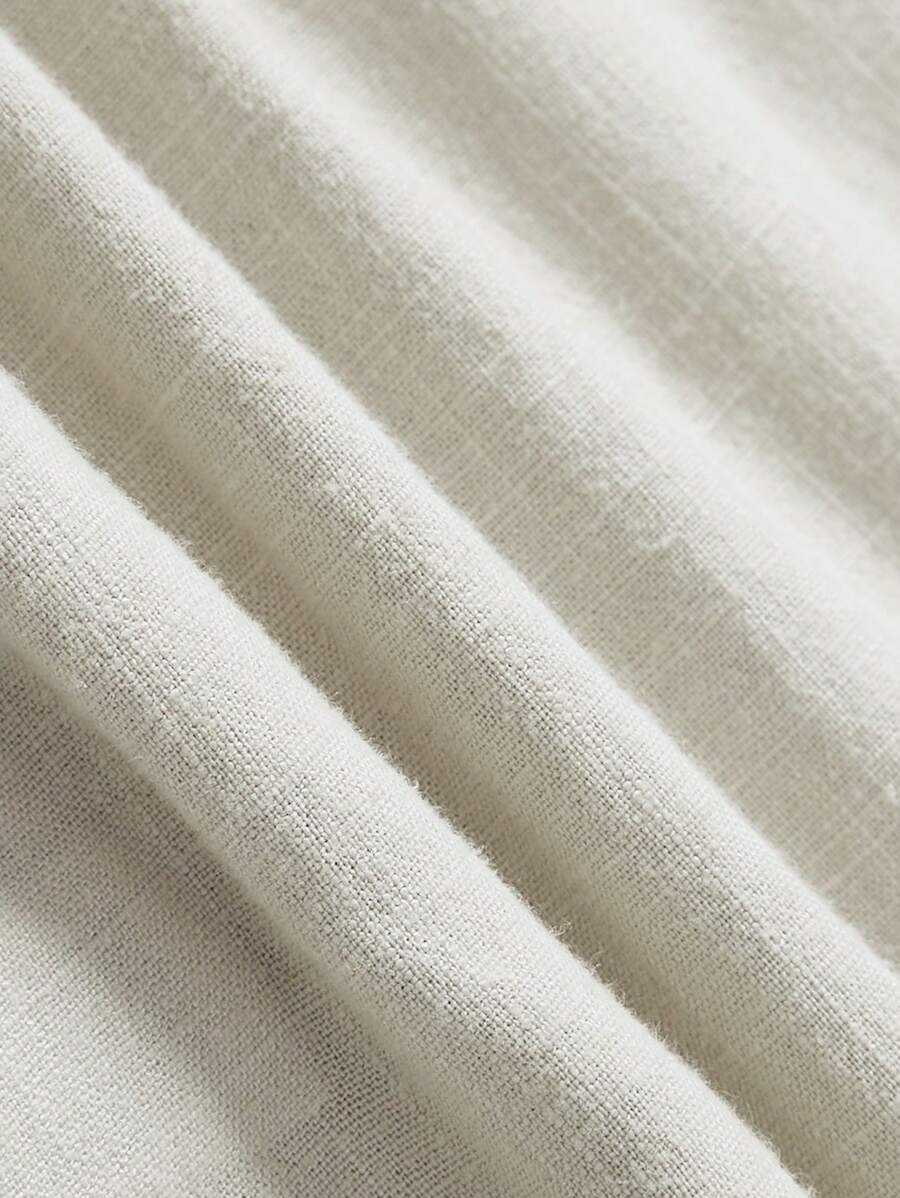 بدلة رومبير بناتي من كوزي كوب، ناعمة بلون سادة بدون أكمام وبرقبة دائرية - سن 6 إلى 9 أشهر