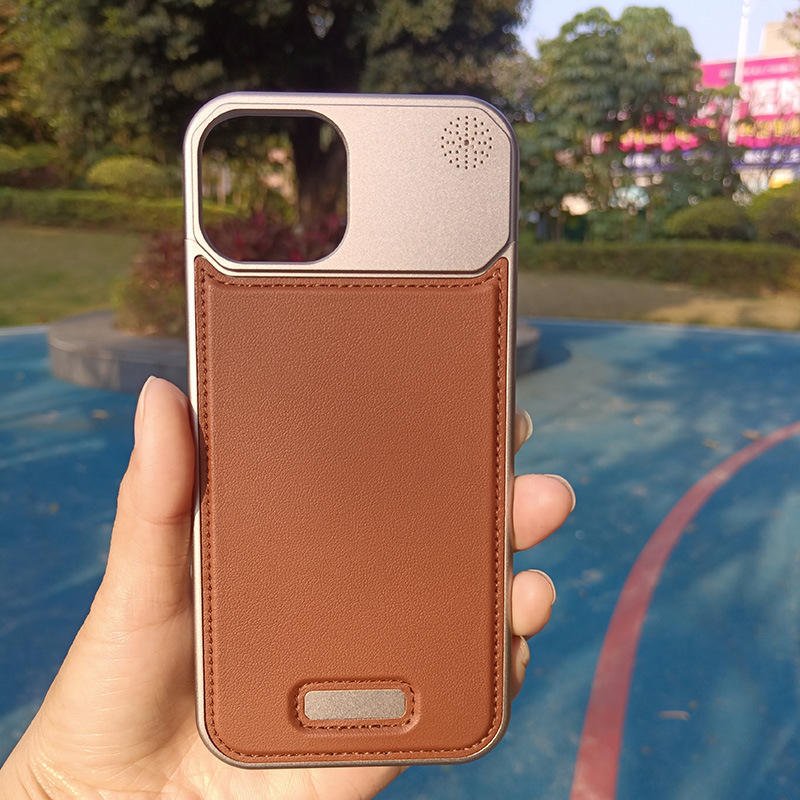 جراب أيفون يدعم الشحن المغناطيسي حماية رياضي نحيف بدون إطار من كاكيا، مقاوم للصدمات مع حلقة مغناطيسية لهواتف آيفون 15 برو ماكس و14 برو و13، مصنوع من الألومنيوم