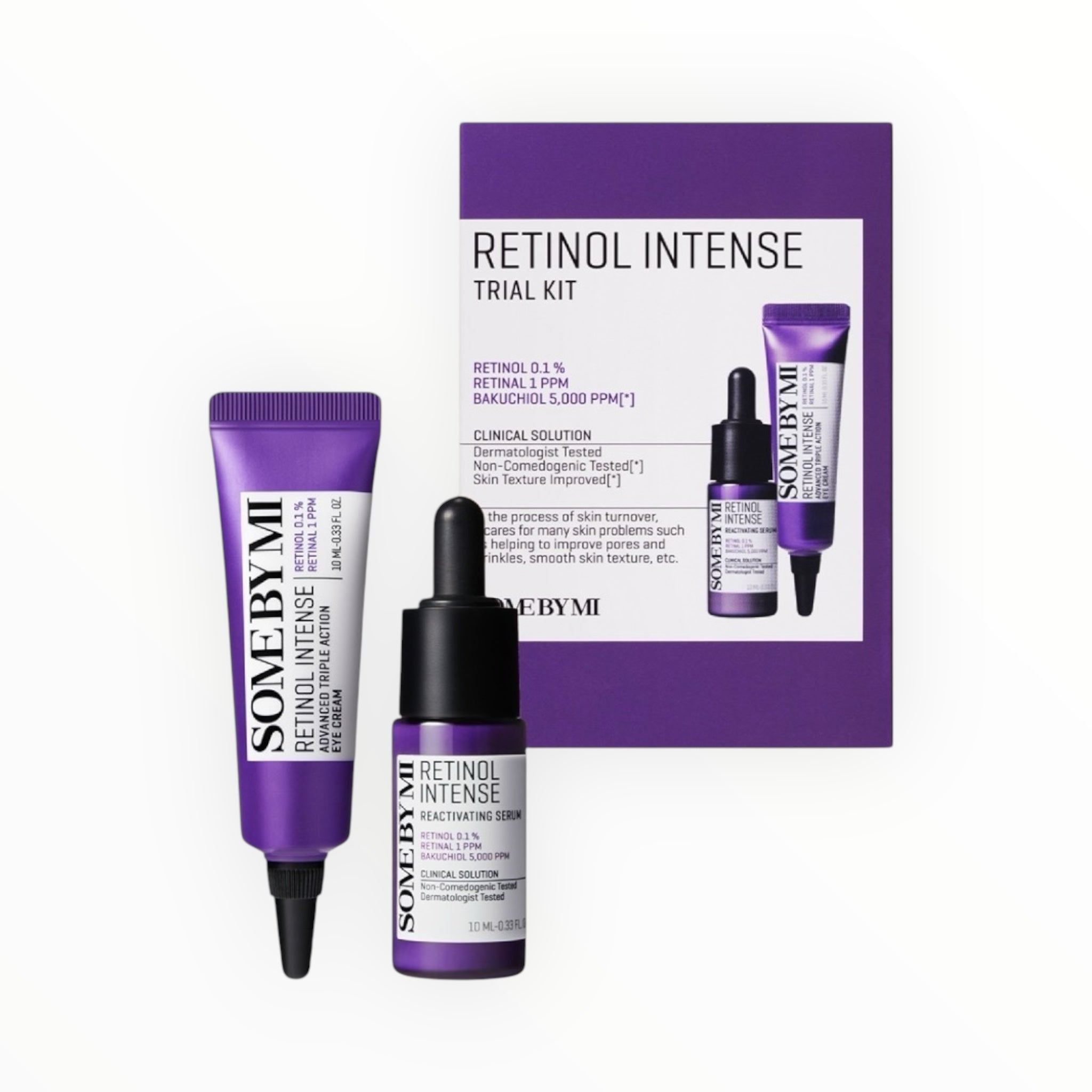 مجموعة ريتينول انتينس  من سوم باي مي (كريم العين ريتينول 10 مل + سيروم ريتينول 10 مل)