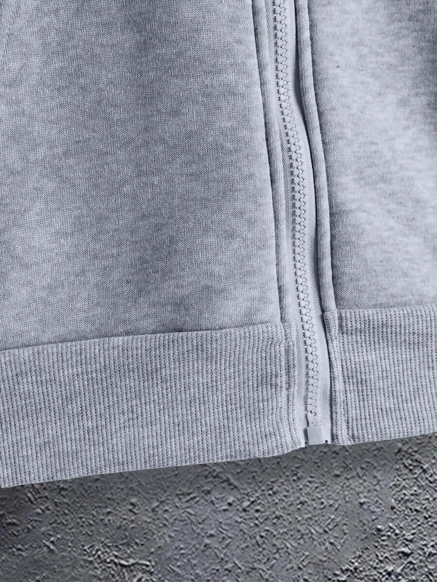 سويت شيرت رجالي بكابيشو وسحاب من مانفينتي داومو - شي إن