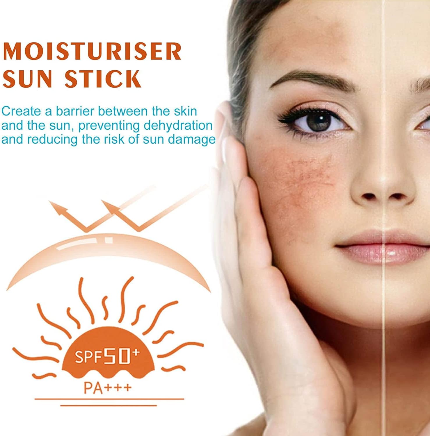 ستيك واقي شمس غير لامع من سابويل بالموغورت والكاميليا، بعامل حماية من الشمس ، كريم واقي شمس مرطب،  مناسب لجميع أنواع البشرة (قطعة واحدة)