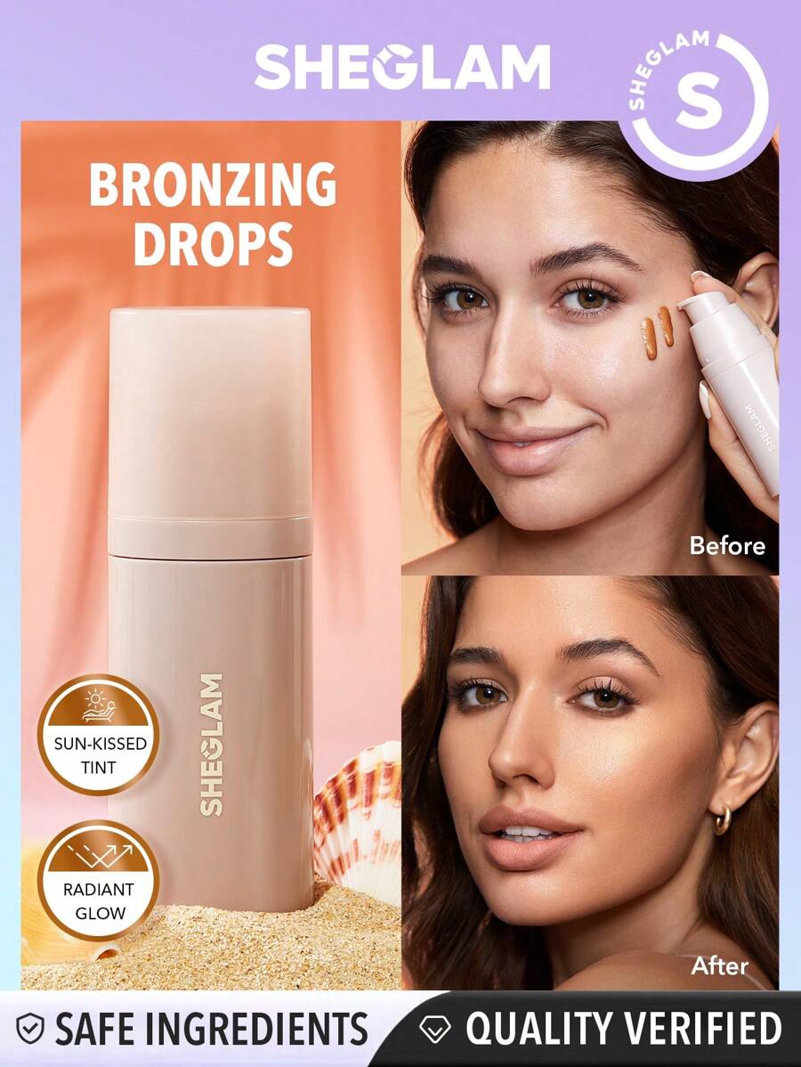 قطرات برونزية Sheglam Glo Hero للتوهج الطبيعي