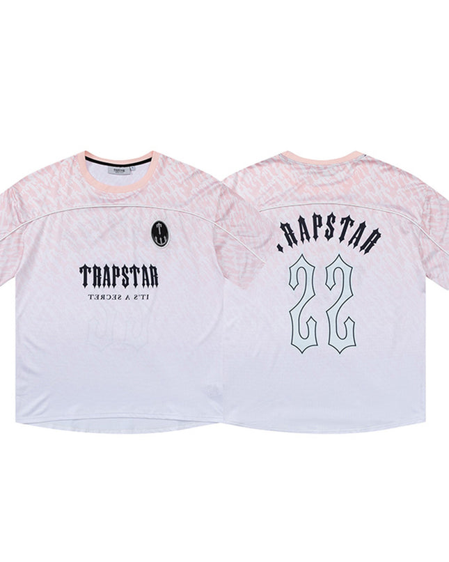 تي شيرت نسائي من Trapstar مطبوع عليها رسومات جرافيكية