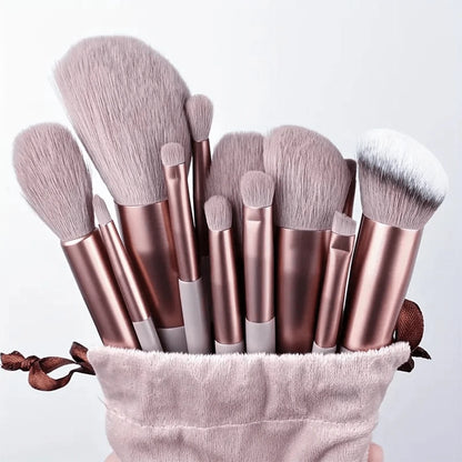 13Pcs Makeup Brush Set Soft Fluffy Professional Cosmetic