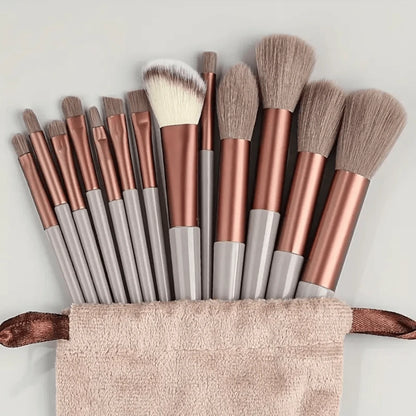 13Pcs Makeup Brush Set Soft Fluffy Professional Cosmetic