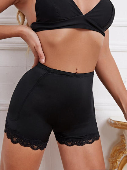 بانتي مشد لتشكيل الجسم مزين بحواف دانتيل