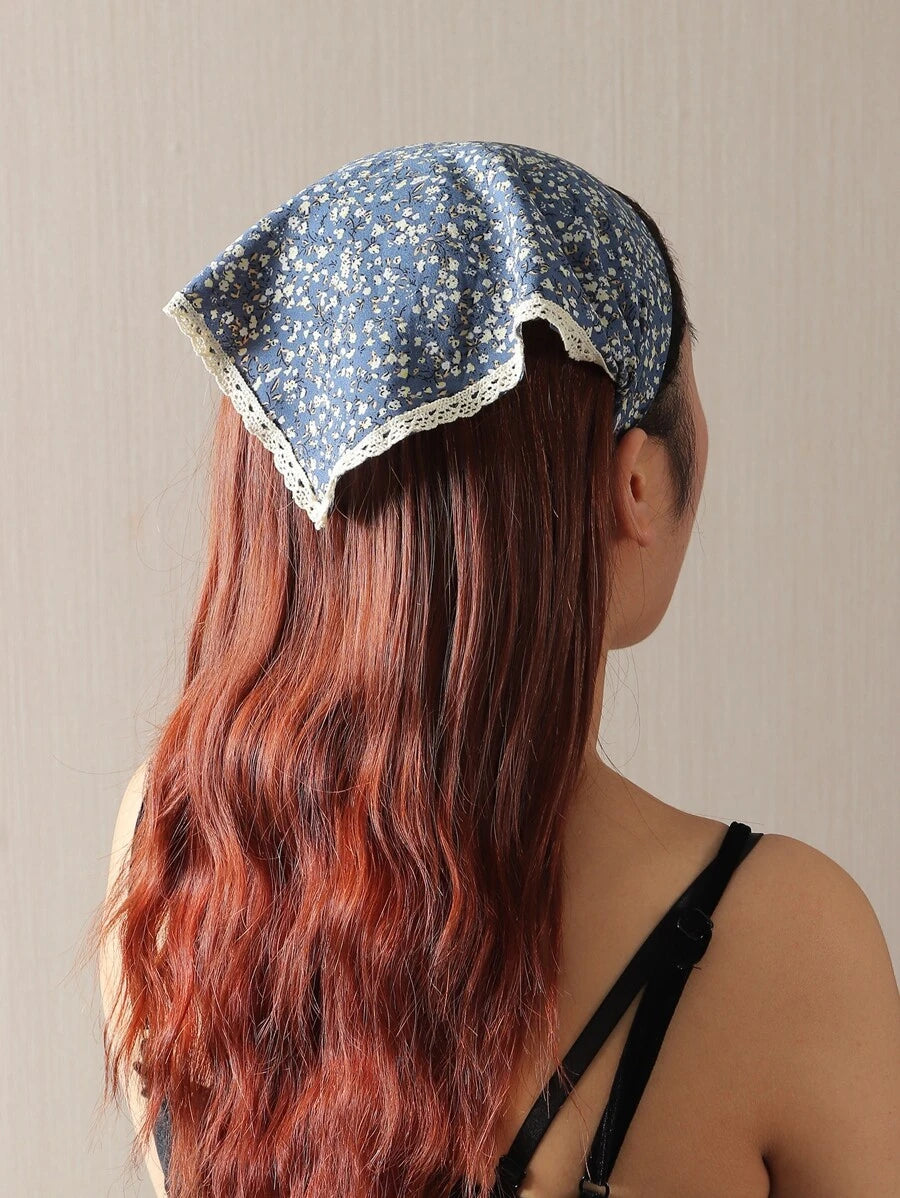 رباط شعر بطبعة زهور Shein