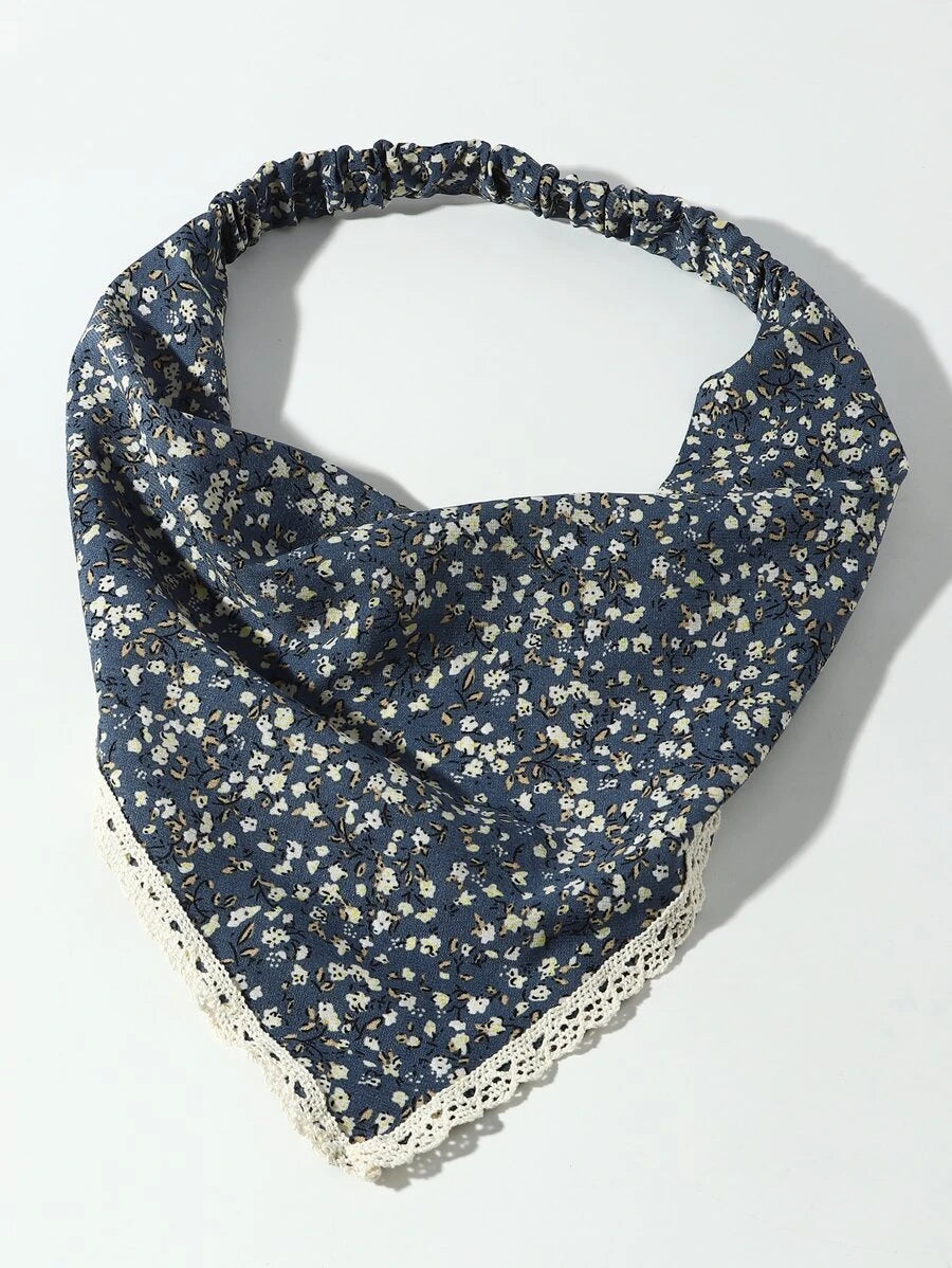 رباط شعر بطبعة زهور Shein