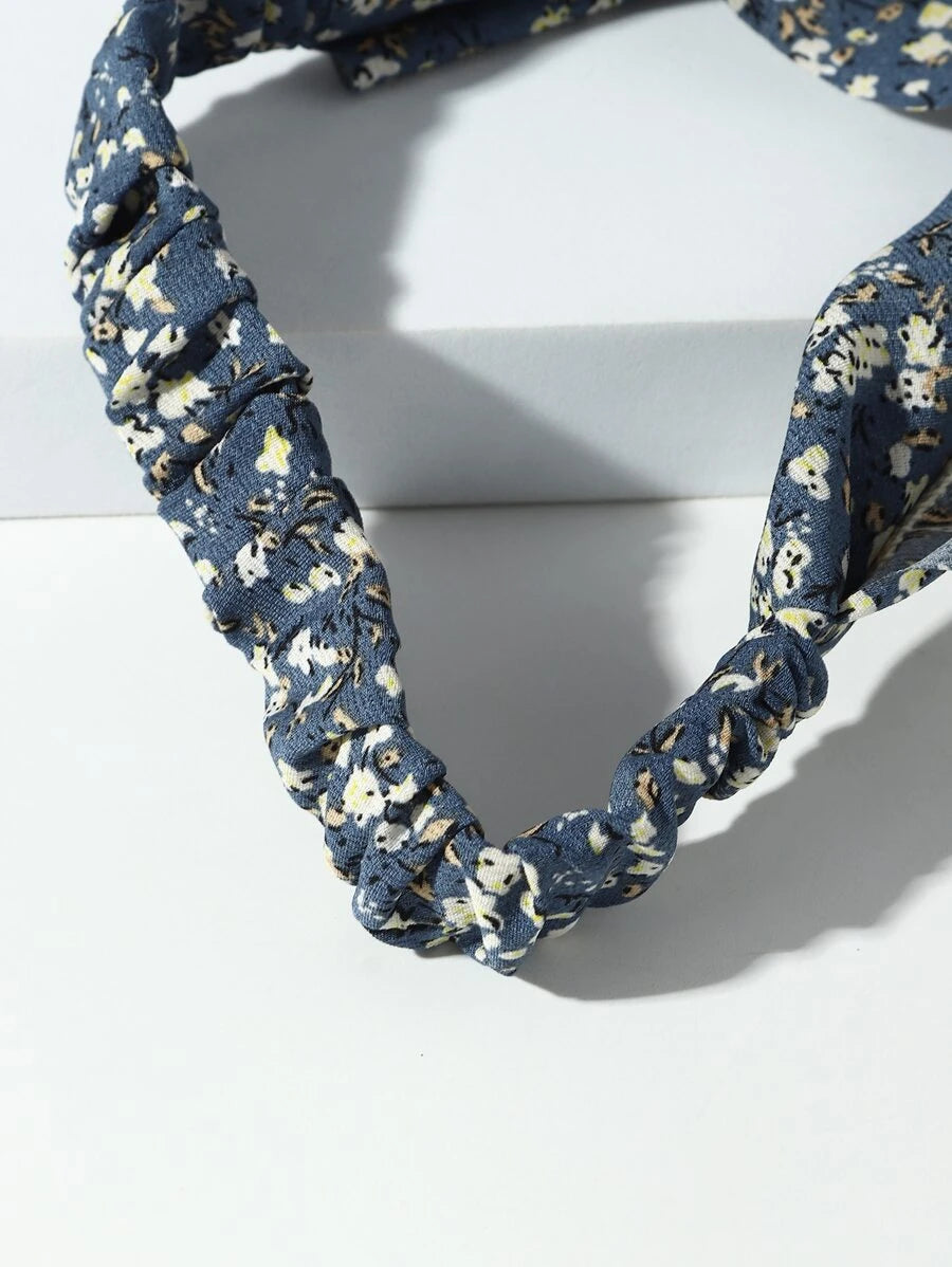 رباط شعر بطبعة زهور Shein