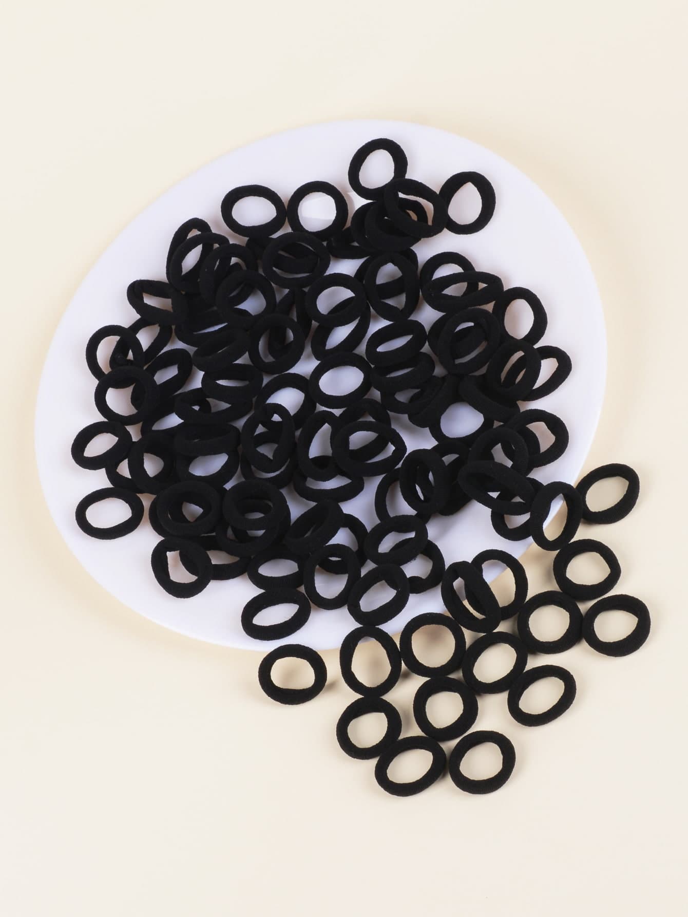 100 قطعة من ربطات الشعر المرنة للفتيات الصغيرات