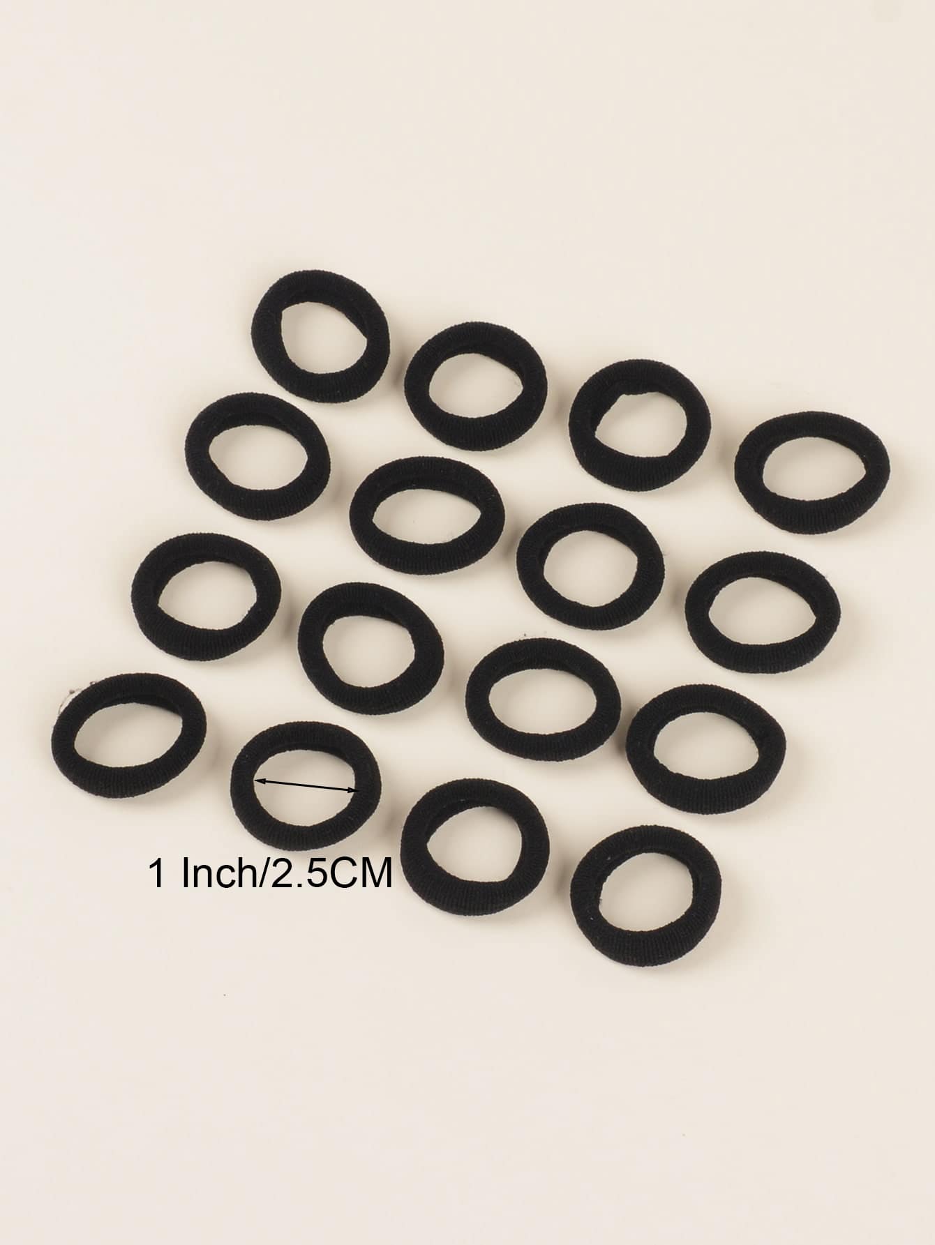 100 قطعة من ربطات الشعر المرنة للفتيات الصغيرات