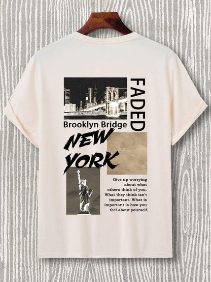 تيشيرت ولادي بشعار جرافيكي من مانفينيتي إي إم آر جي
