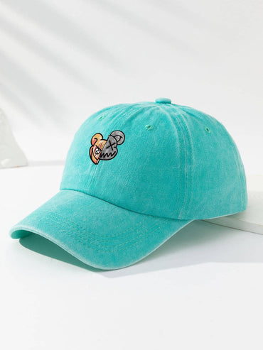 Men Cartoon Embroidered Baseball Cap Street Casual