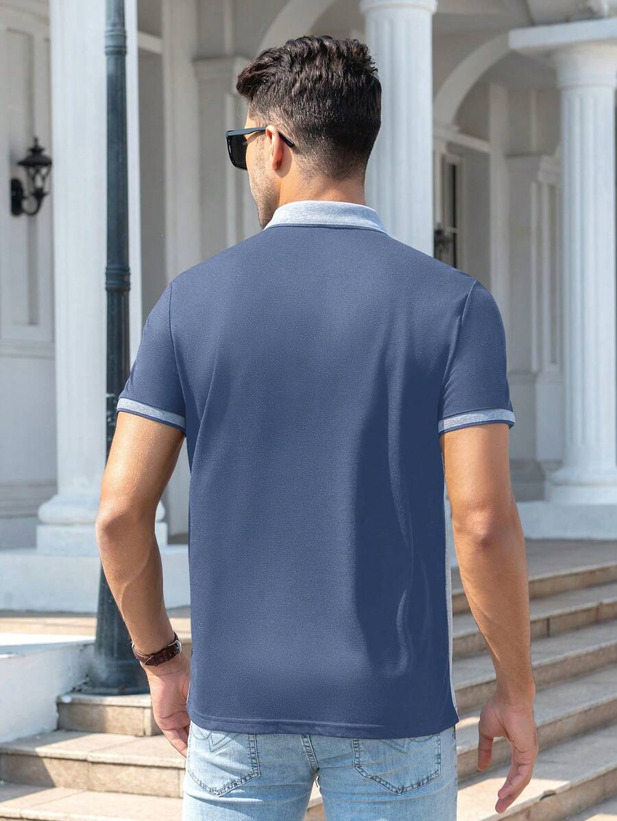 قميص بولو رجالي من مانفينيتي بيزفورمال بطبعة حصان بألوان متعددة