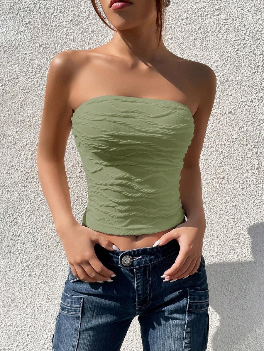 توب شي إن إيزو وير سادة بدون أكمام