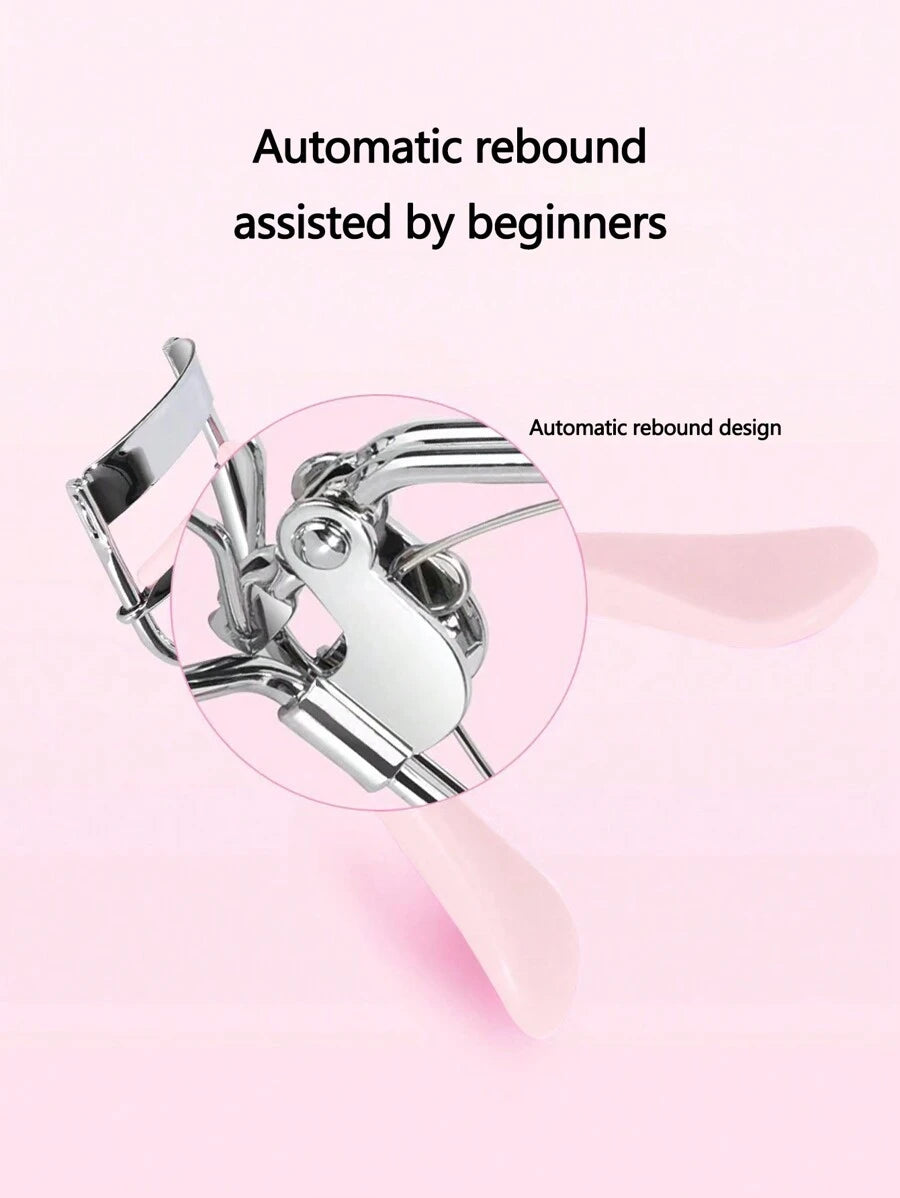 آلة ثني رموش ستانلس ستيل – أداة تجعيد للرموش الطبيعية والاصطناعية سهلة الاستخدام