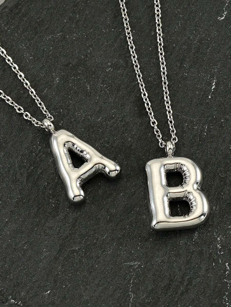 Aقلادة على شكل حرف أولي للنساء والفتيات هدايا شخصية