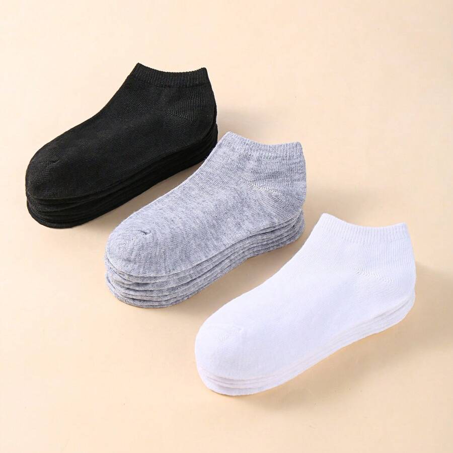 جوارب قصيرة للجنسين خفيفة ومريحة وقابلة للتهوية ومانعة للتعرق (15 زوج)