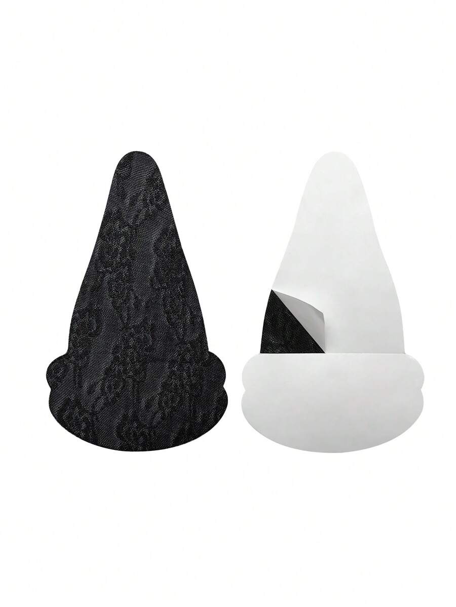 6 قطع من ملصقات رفع الثدي من الجاكار بلون سادة