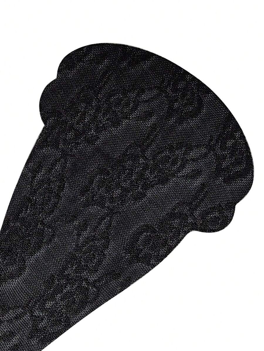 6 قطع من ملصقات رفع الثدي من الجاكار بلون سادة