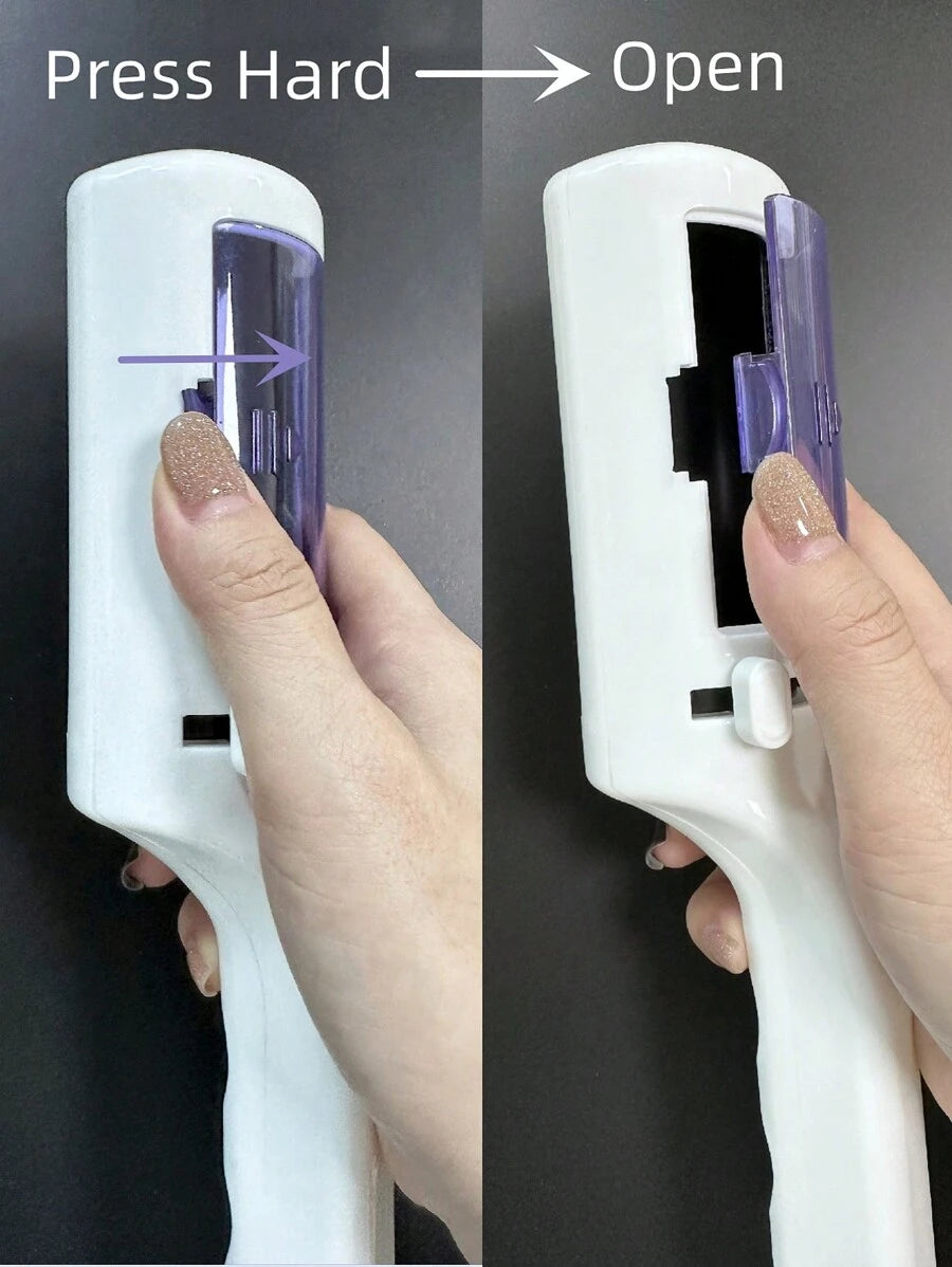 رول مزيل وبر محمول للملابس – فرشاة ثابتة لإزالة الشعر والغبار