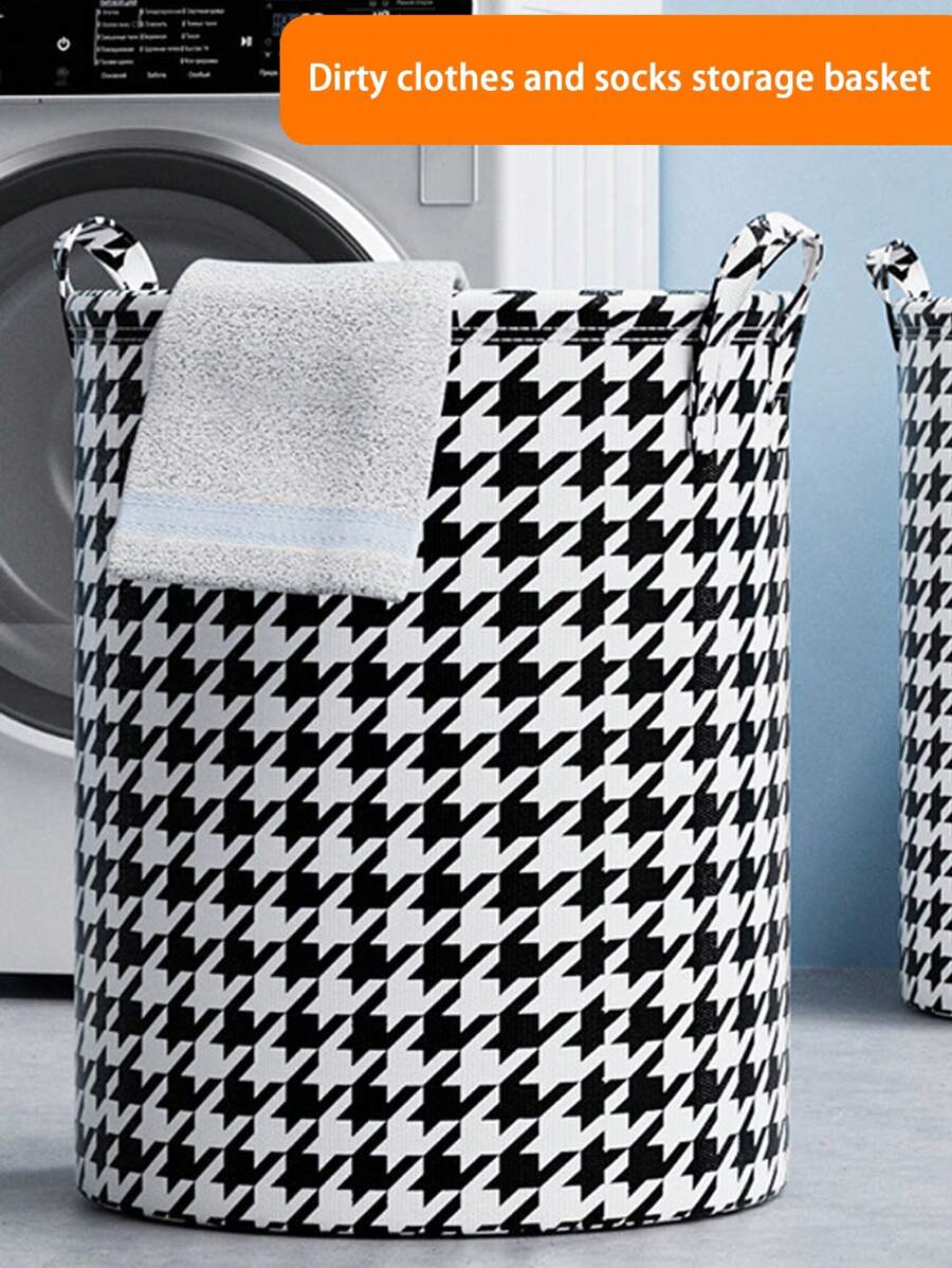 سلة غسيل كبيرة السعة لتخزين الملابس المتسخة Shein