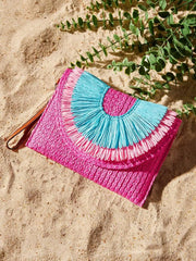 حقيبه يد نسائية، حقيبة من القش، أنيقة، للشاطئ، شاطئ البحر