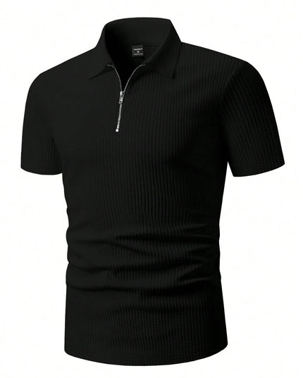 تيشرت رجالي بولو سادة مضلع من مانفينيتي هوم