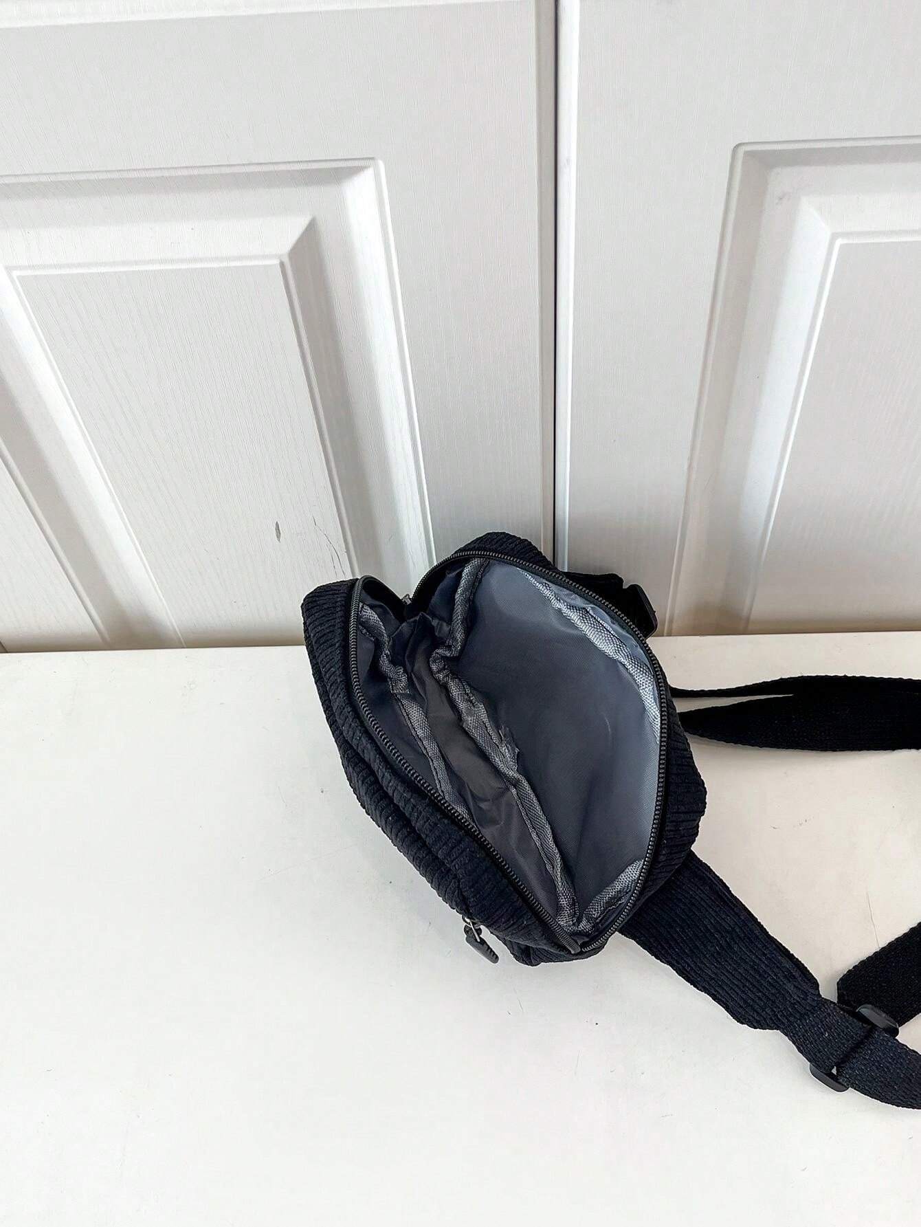 شنطة صدر رجالية صغيرة من قماش  – متعددة الاستخدامات، كروس بودي، للسفر والرياضة