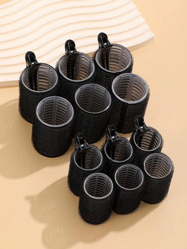 6pcs/Set Large Size Hair Rollers With Clips
