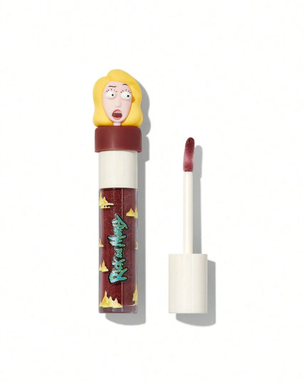 ملمع شفاه مرطب بدرجة Beth (البرقوق الداكن) من مجموعة Rick and Morty X SHEGLAM