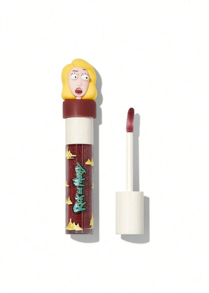 ملمع شفاه مرطب بدرجة Beth (البرقوق الداكن) من مجموعة Rick and Morty X SHEGLAM