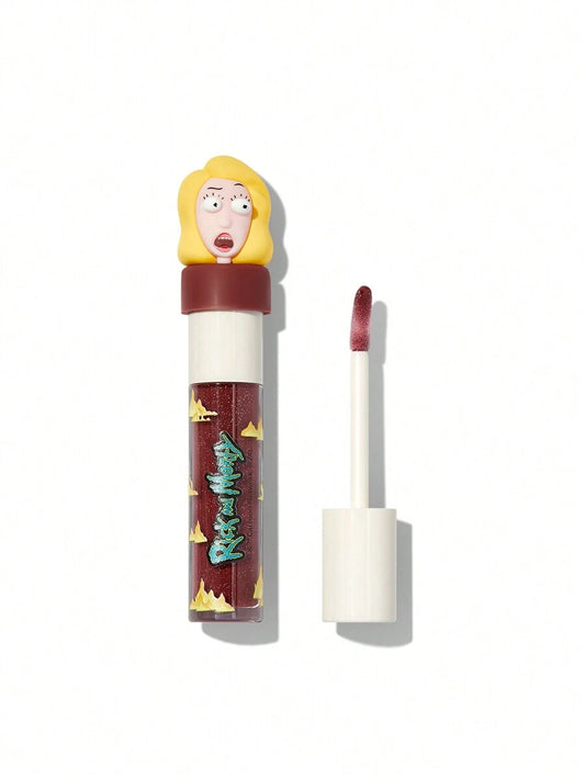 Rick and Morty X SHEGLAM Family Counseling Lip Gloss-Beth Moisturizing Shimmer Dark Plum
