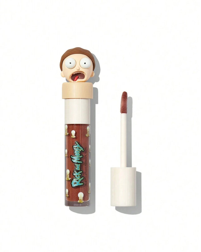 ملمع شفاه مرطب بدرجة Morty (بني لامع) من مجموعة Rick and Morty X SHEGLAM 