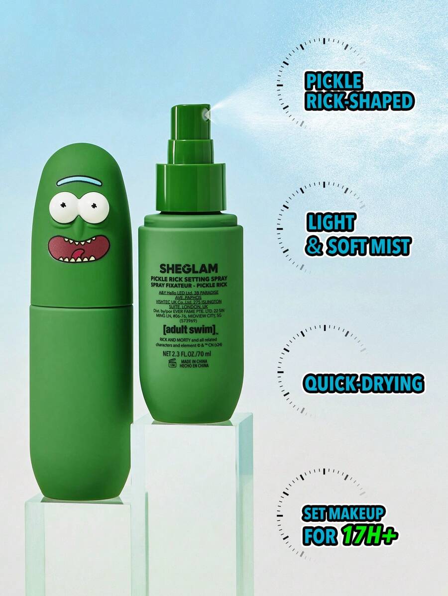 مثبت ميك أب Rick and Morty X SHEGLAM Pickle Rick يمنح ترطيبًا يدوم طويلًا