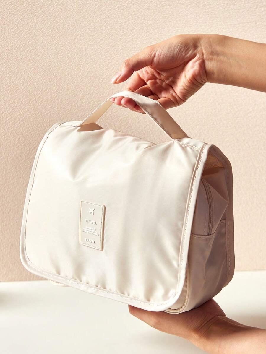 شنطة مكياج قابلة للتعليق من SHEIN – متعددة الاستخدامات، سعة كبيرة، مثالية للسفر