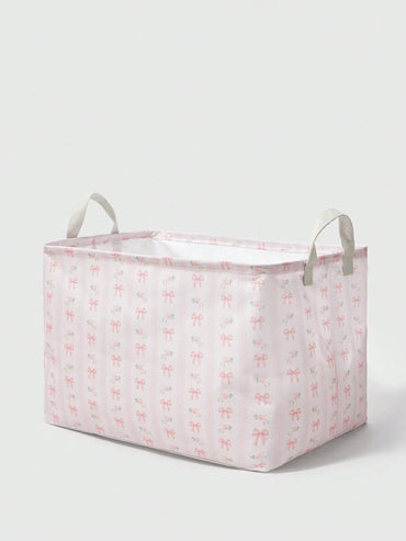 ROMWE Kawaii One Storage Basket With Floral